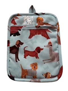 Pot Holder - Blue - Dog 