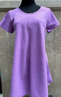 Top Pullover 1/4 Sleeve Purple Women's L1611 