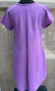 Top Pullover 1/4 Sleeve Purple Women's L1611 