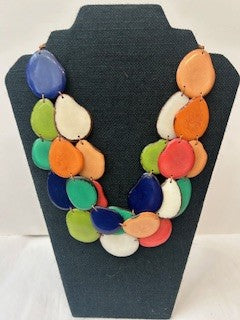 Tagua Necklace -LC250-PC-AZ-LI 