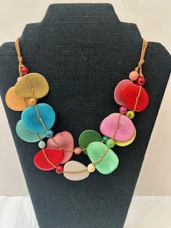 Tagua Necklace - SC1702-MULTI 