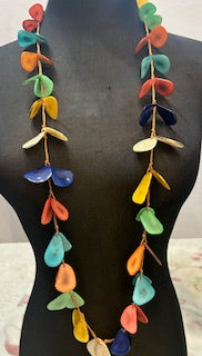 Tagua Necklace - LC1401-TQ (Copy) 