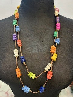 Tagua Necklace - LC259-MULTI 