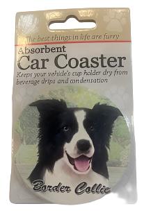 Car Coaster  Border Collie Dog         231-5 