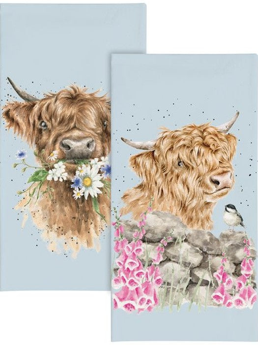 Pocket Tissues Daisy Coo Highland Cow 10 pk&nbsp; Tis002