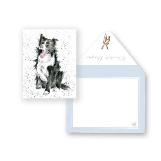 Gift Enclosure Card -GE021 - Black & White Dog 