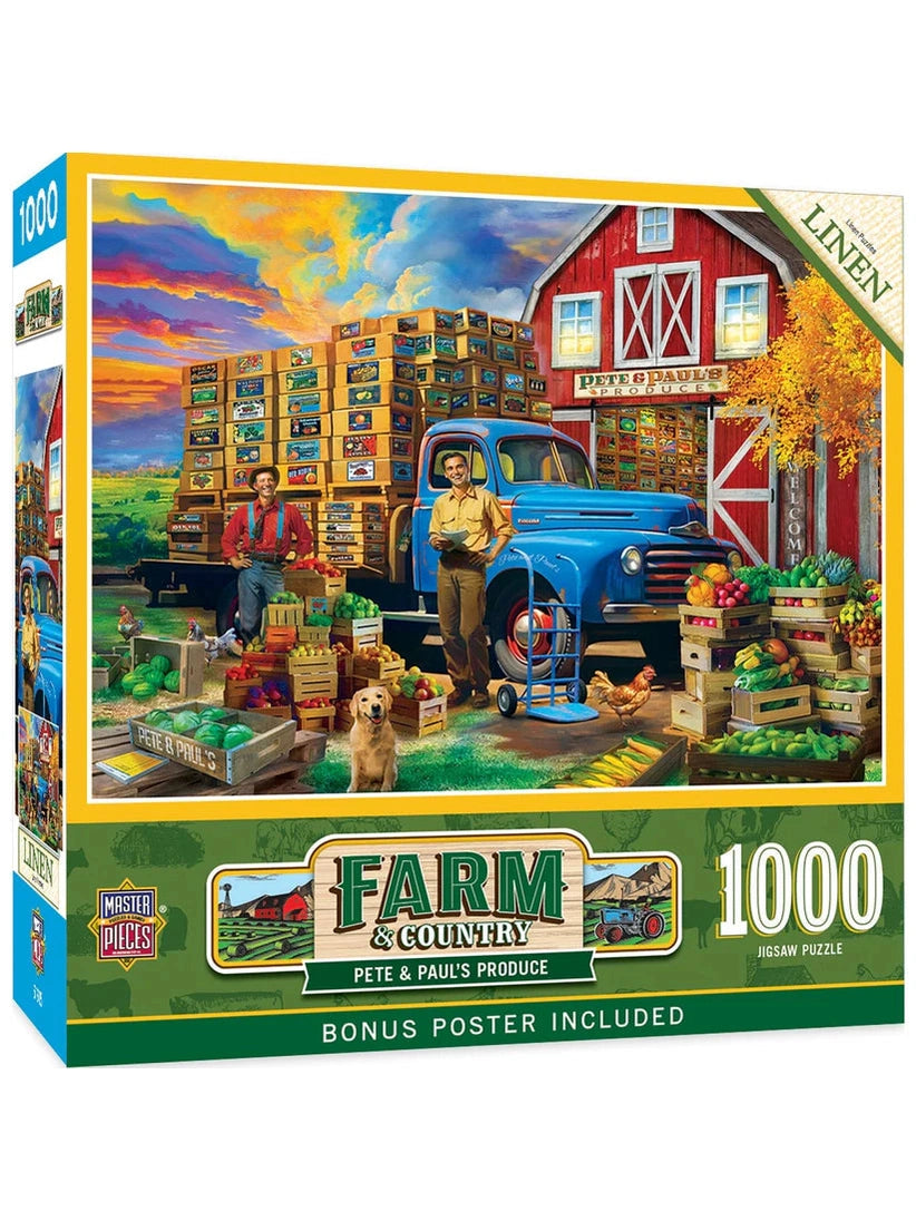 Puzzle 1000 Pc Farm & Country Pete & Pauls Produce 72426 
