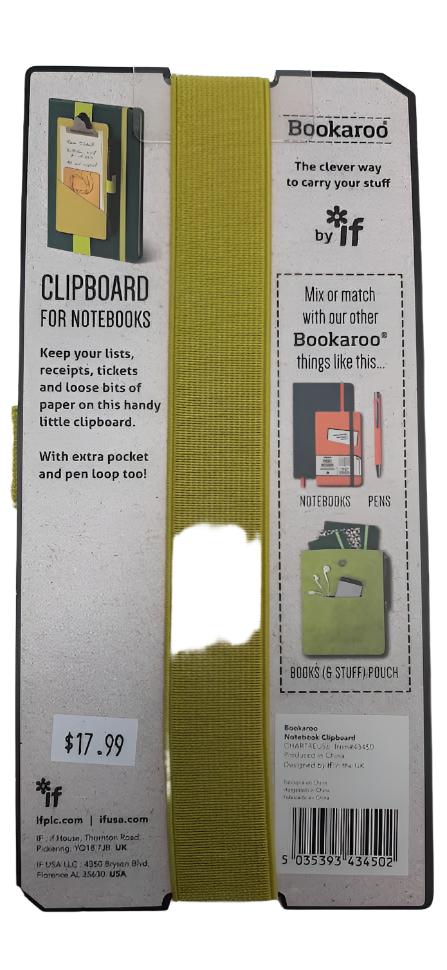 ClipBoard For Notebooks-3x6"-Chartreuse-43450 