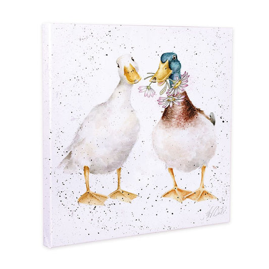 Wrendale Canvas Art WILD009 Dating Ducks 
