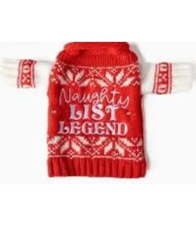 Bottle Warmer Uncle Bob's Lighted Knitted Wine/Bottle Christmas Sweater Xltswt 