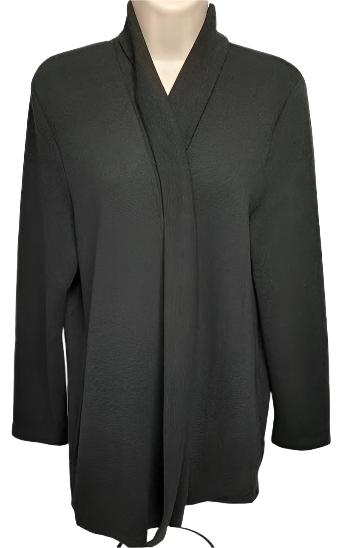 Cardigan-Black-Open Front-Women's-214904 