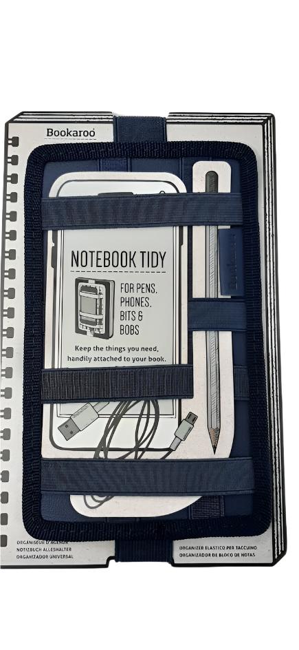 Note Book Tidy- for Pens - Phones - Navy-40946 