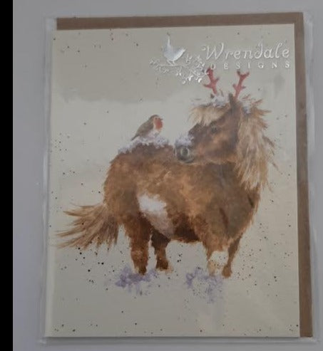 Gift Enclosure Card - One Horse Open Sleigh 