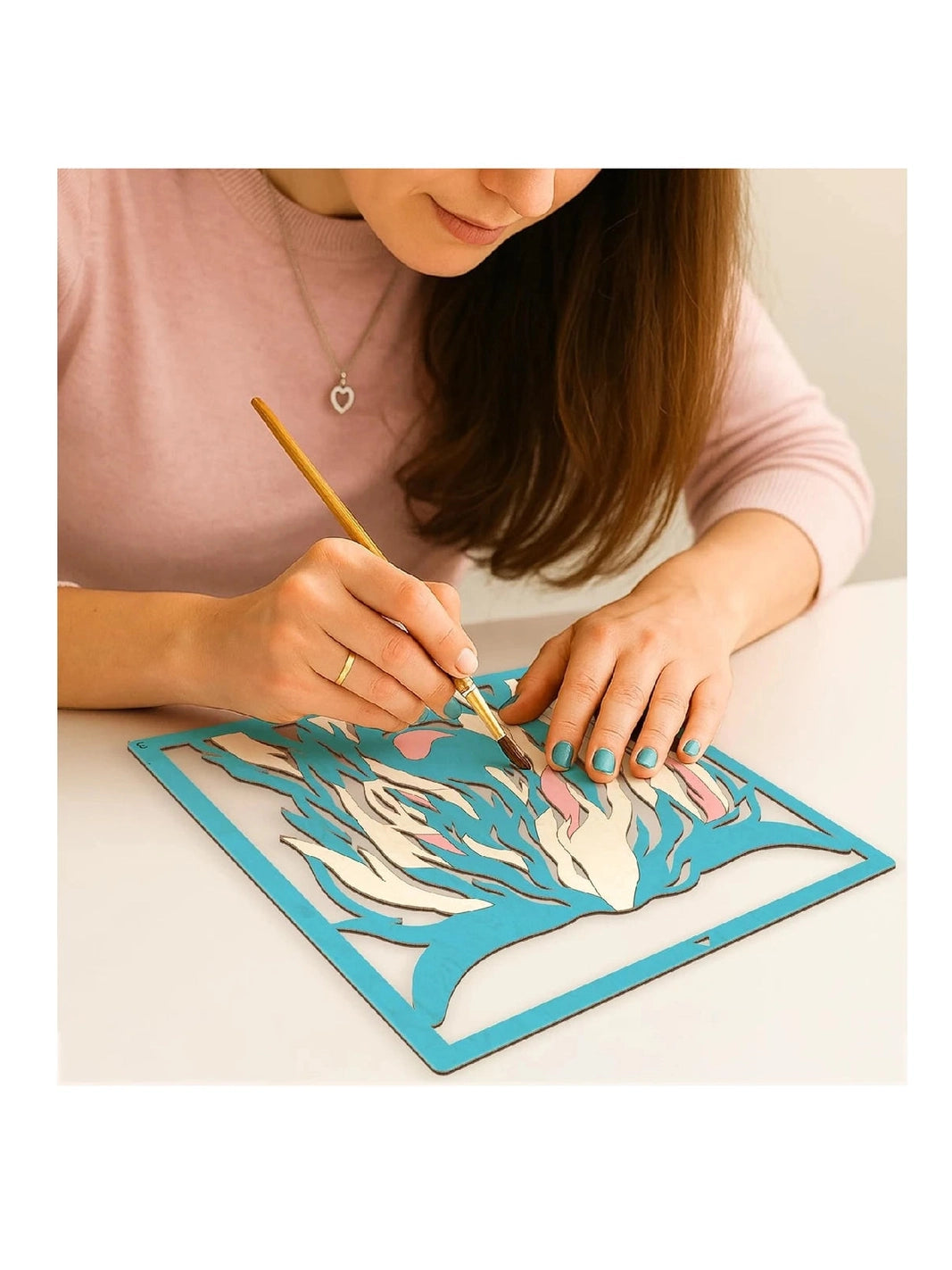 Wood Art Kit Highland Cow Wahighcow
