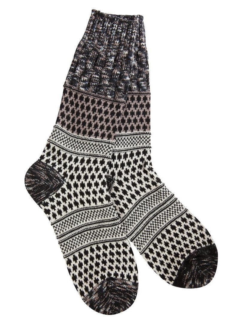 Sock Night Fall Multi Black/White Women's Size 6-11 74595