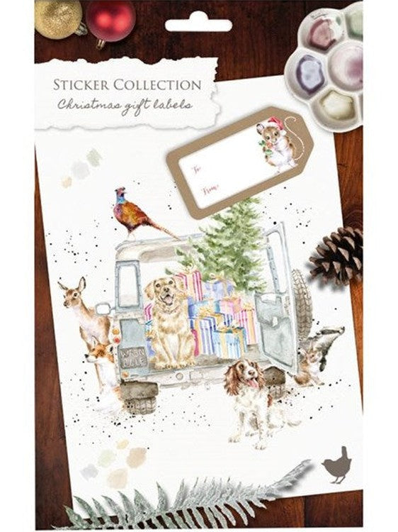 Christmas Gift Labels Christmas Present To From Sticker Collection Xstick002