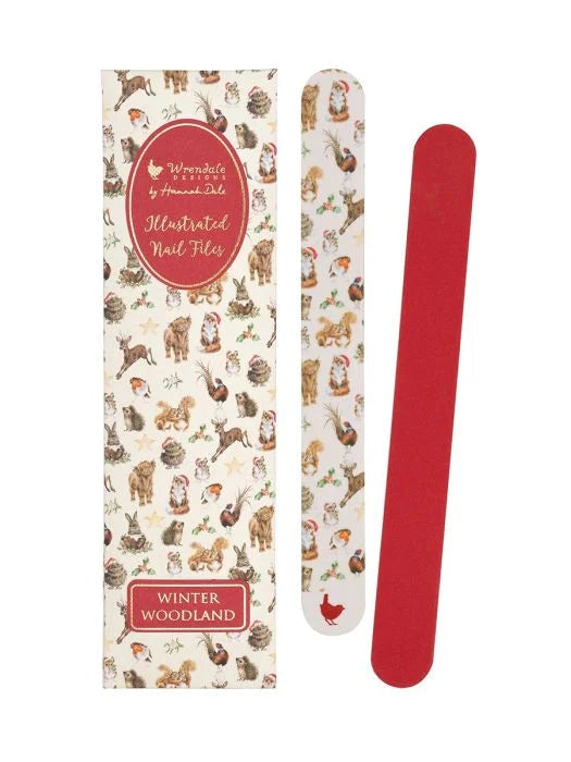 Nail File Set  Christmas Winter Wonderland   XNail001