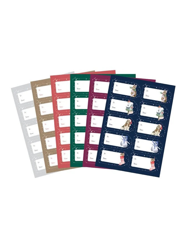 Christmas Gift Labels Christmas Present To From Sticker Collection Xstick002