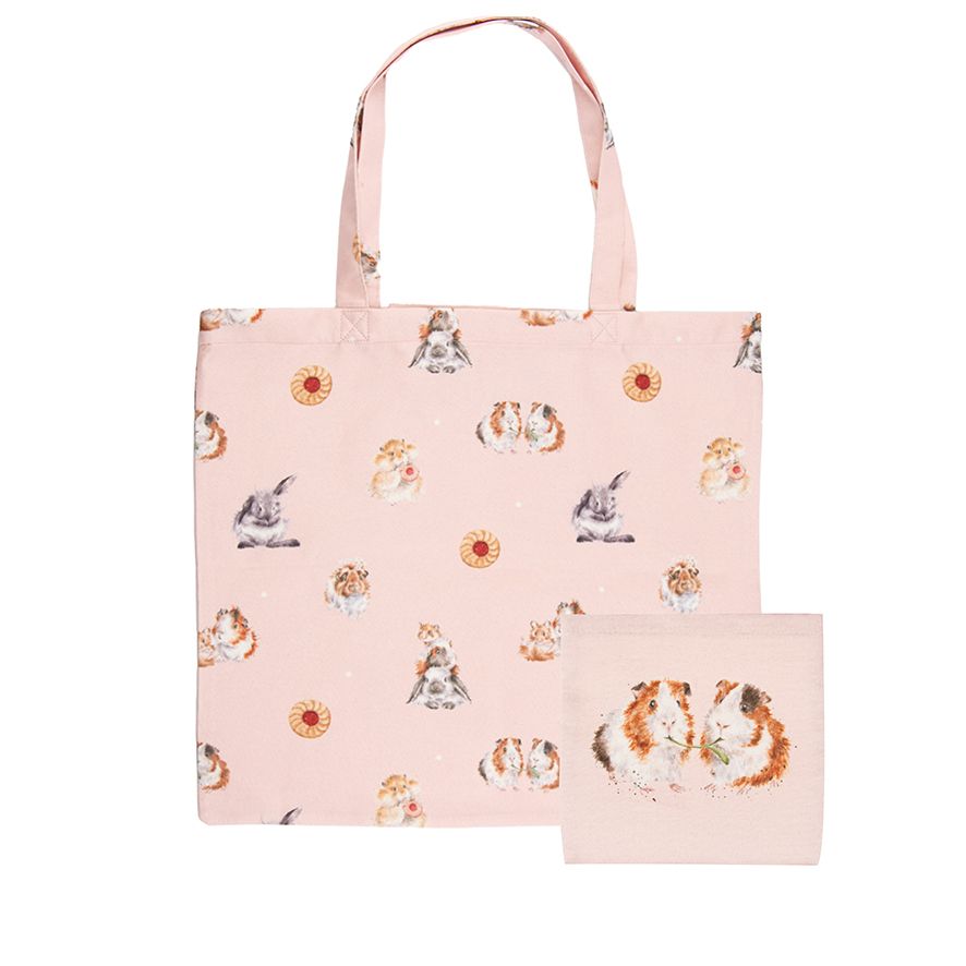 Foldable Shopping Bag - BgF003 - Piggy in the Middle 