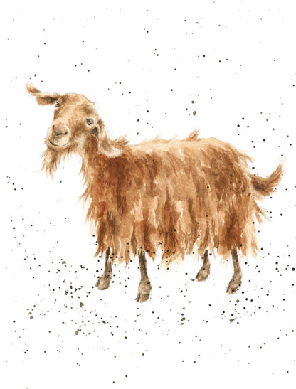 Card - ACS133 - Hipster Goat - Blank Inside 